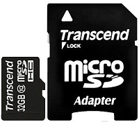 ����� ������ TRANSCEND microSDHC  Class 10 + ADP
